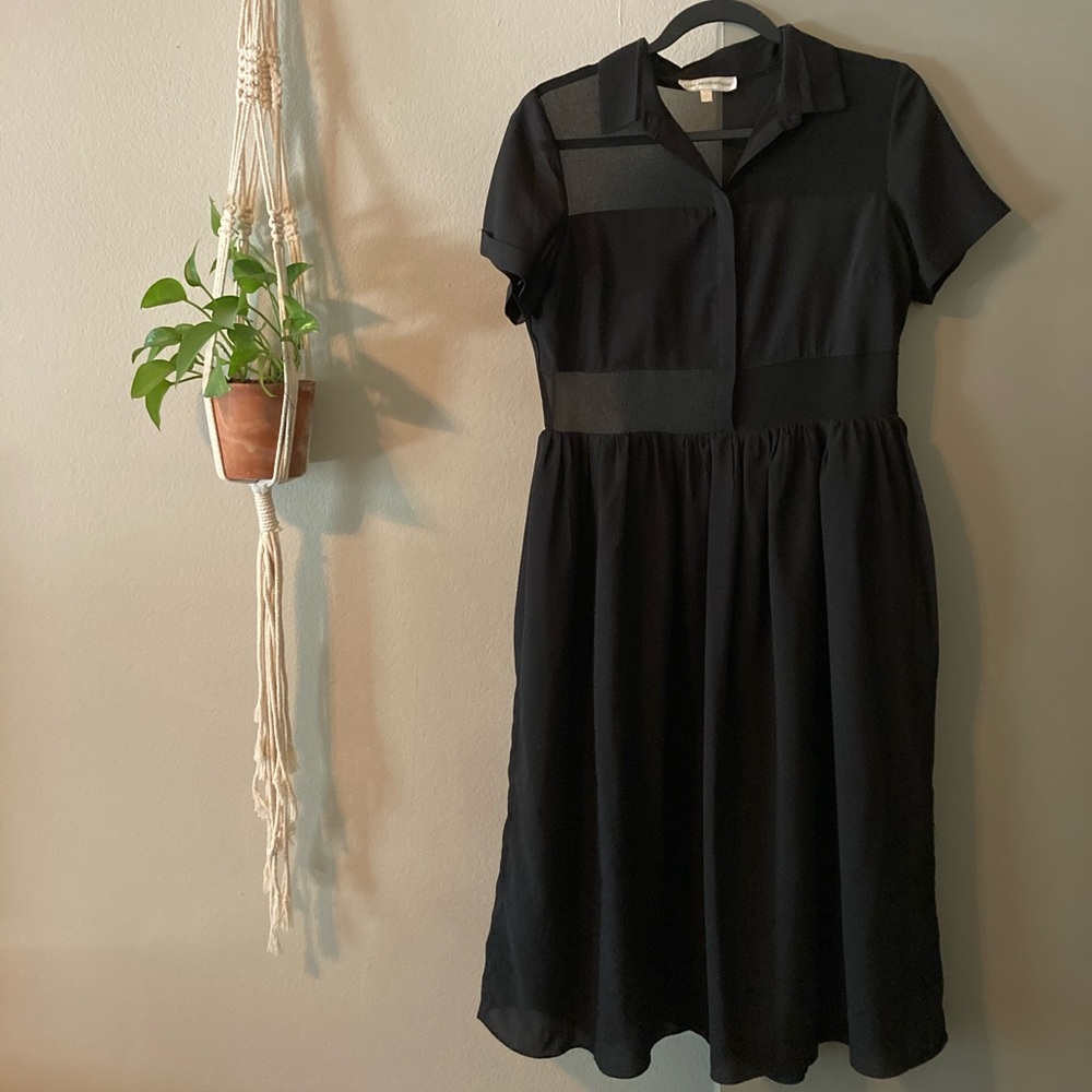 SOLD Anthropologie Black Dress